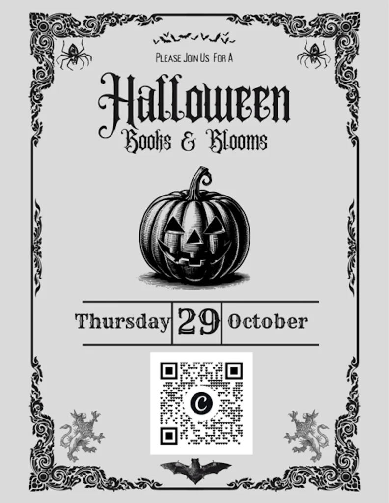 10 29 26 Halloween Books Blooms