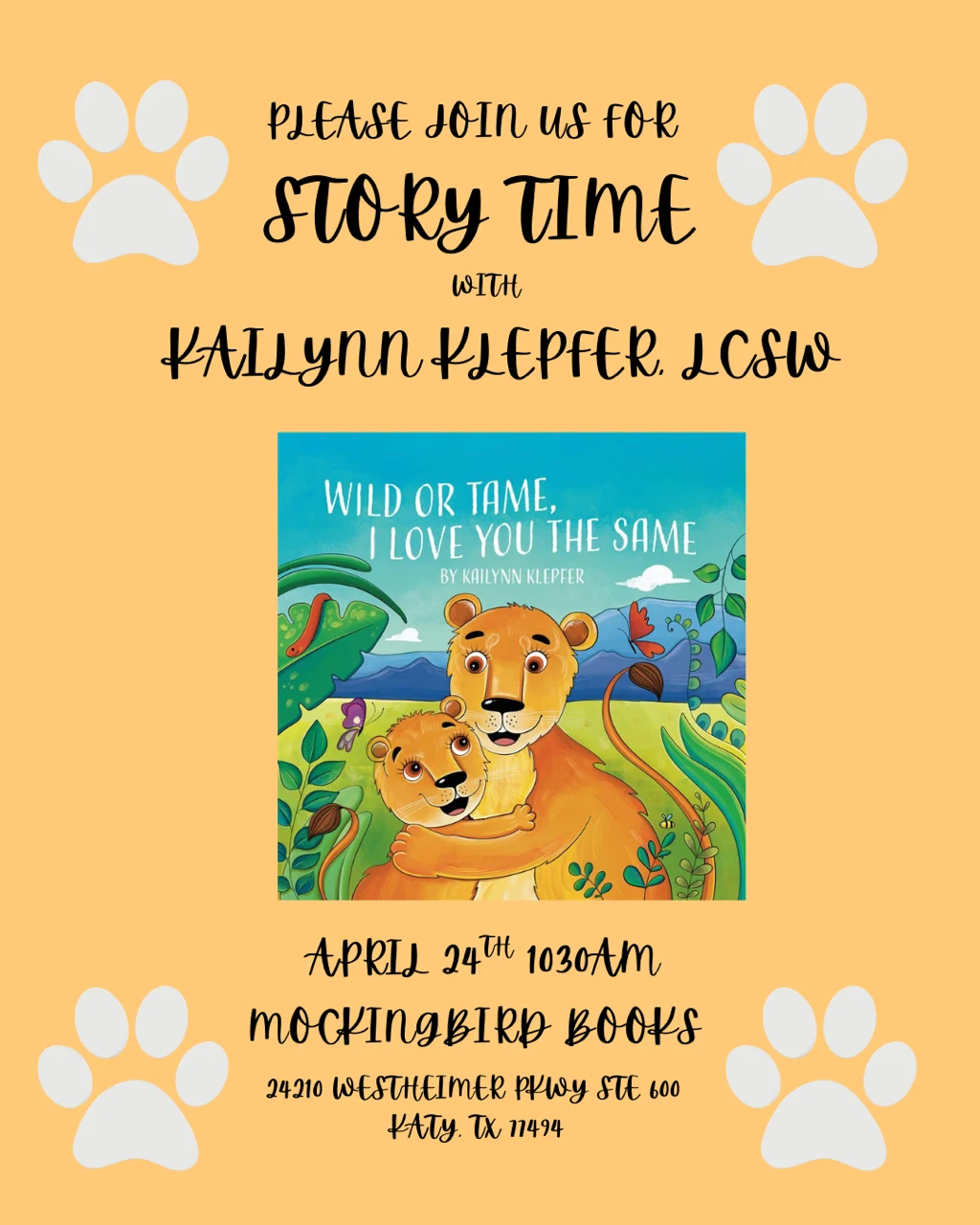 story time april 24