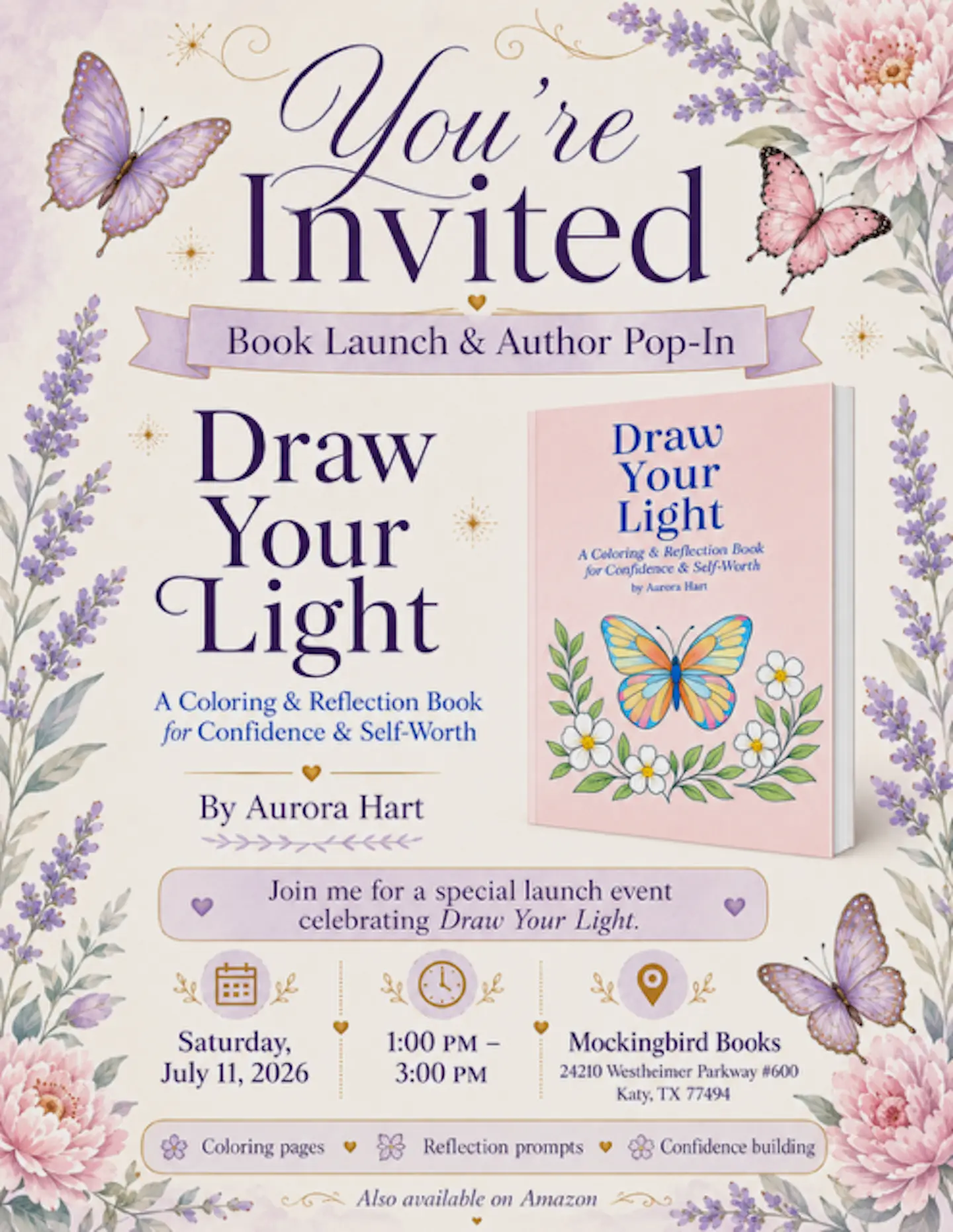 aurora hart popup flier