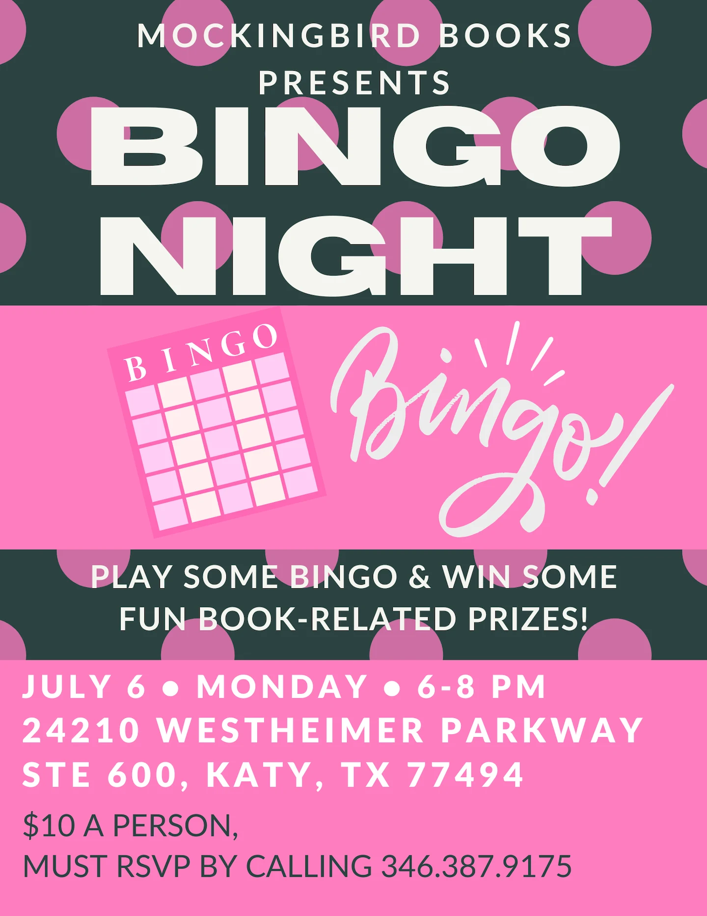 july bingo night flier