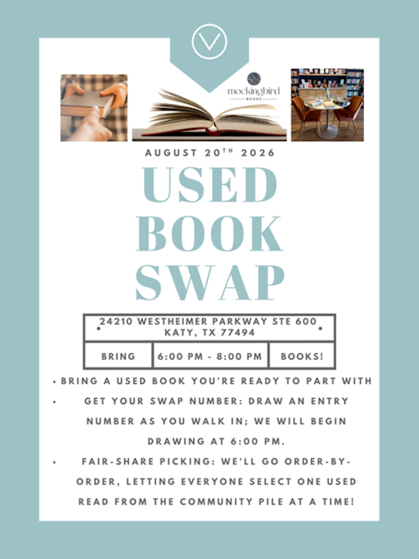 used book swap 8 20 26