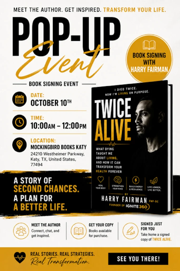 10 10 26 Twice Alive Harry Fairman Book Signing